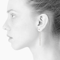 AURA kædeørestikker - SILVER - SCHERNING smykker