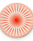 ICON broche no. 01 · CORAL RED