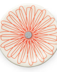ICON broche no. 02 · CORAL RED