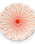 ICON broche no. 02 · CORAL RED