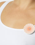 ICON broche no. 02 · CORAL RED
