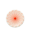 ICON broche no. 02 · CORAL RED
