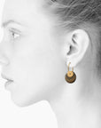 SPLASH duo hoop earrings