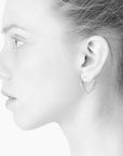 LEE teardrop øreringe, stor · SILVER · SCHERNING smykker