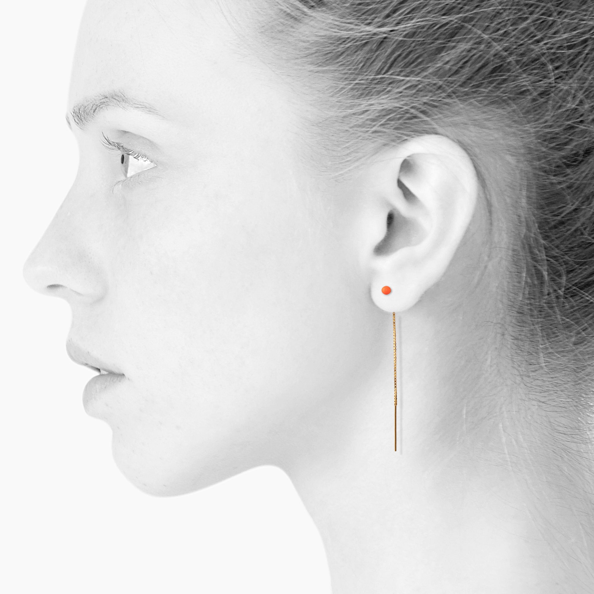 AURA kædeørestikker · NEON ORANGE