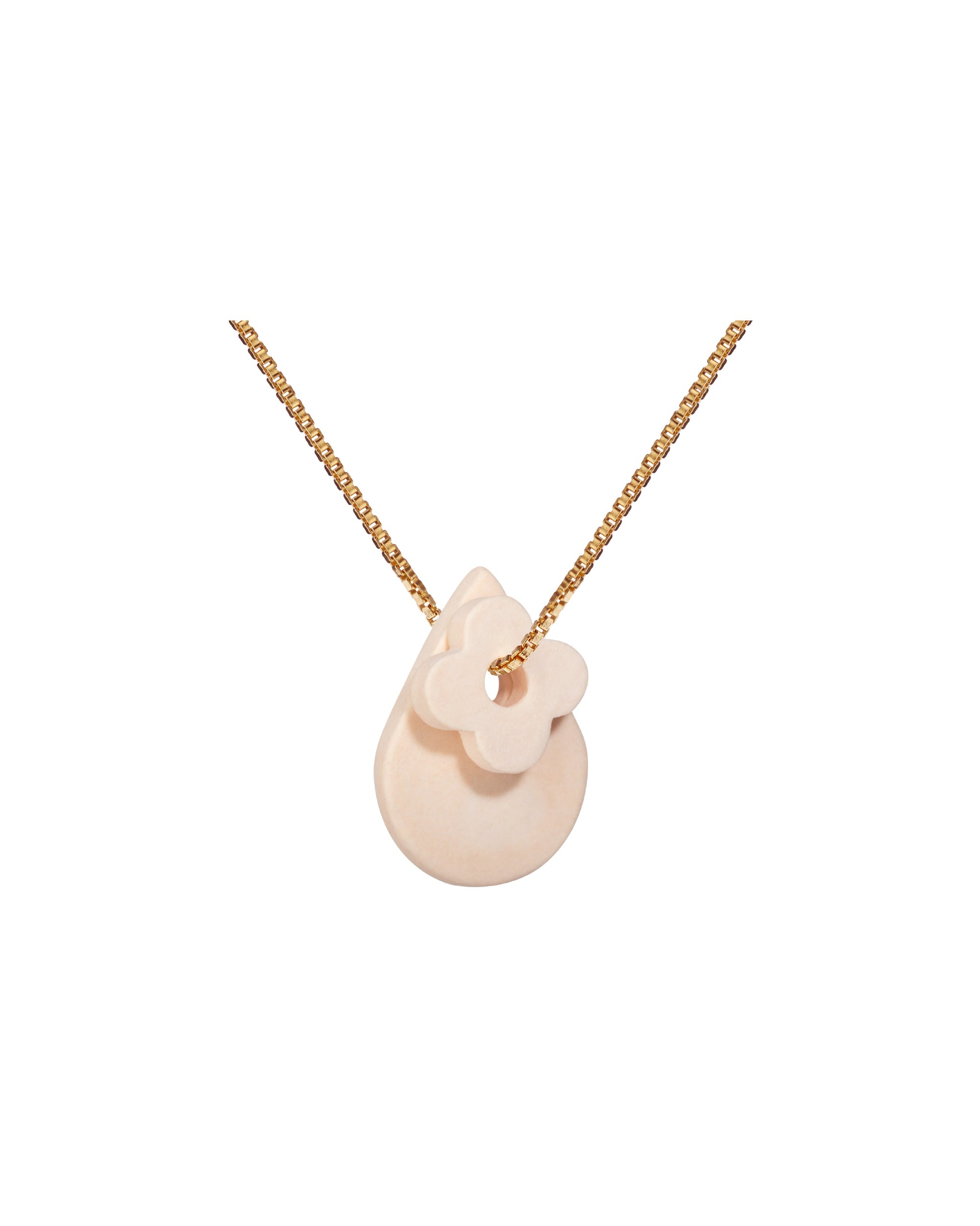 AURA halskæde duo · NUDE