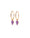 SPOT øreringe, drop · PURPLE