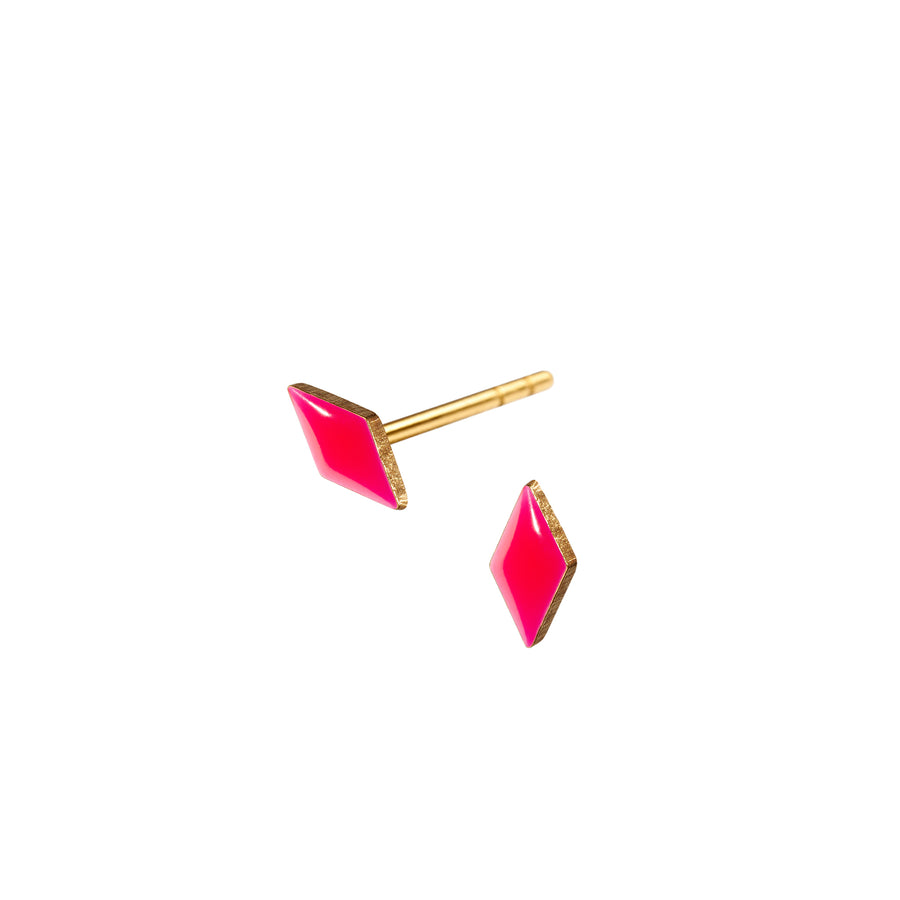 TINY diamond · NEON ROSE · SCHERNING øreringe · Håndlavede Danske smykker