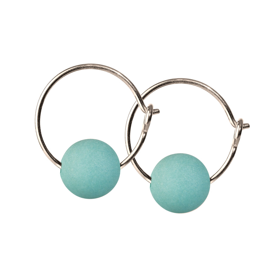 GLOW hoop · AQUAMARINE