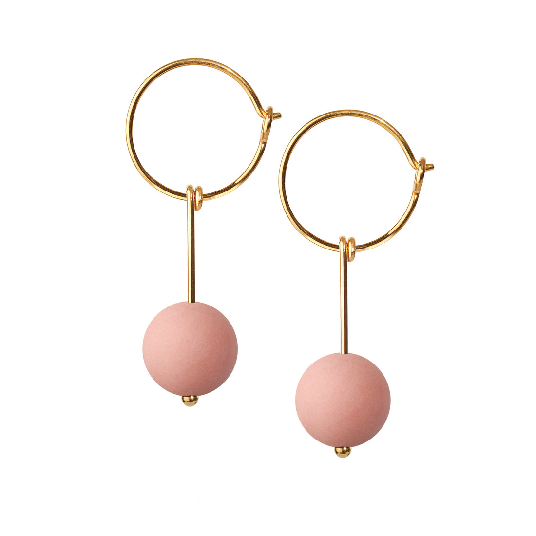 GLOW mat · DUSTY ROSE · SCHERNING øreringe · Håndlavede Danske smykker