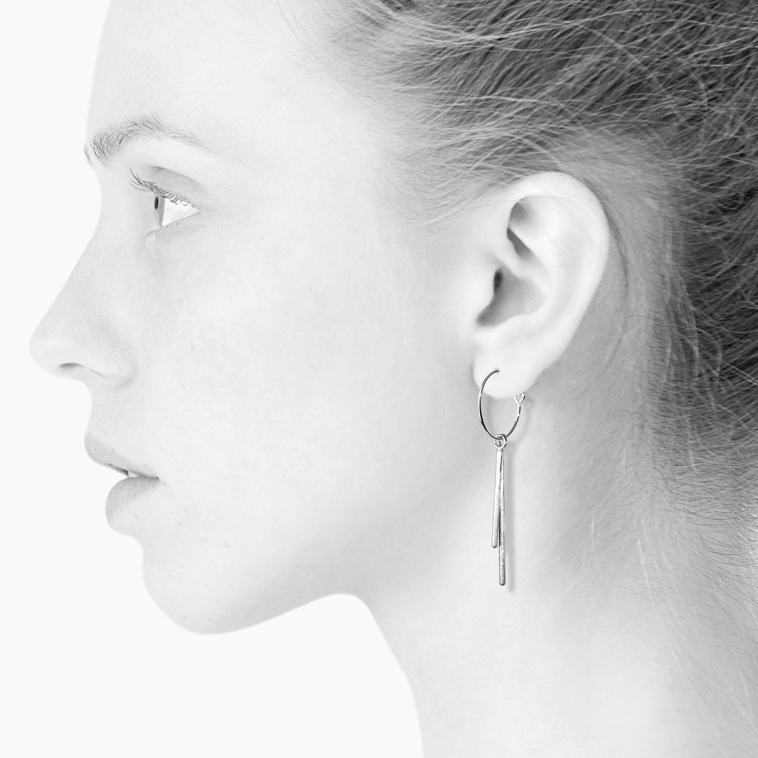 LEE duo øreringe · SILVER · SCHERNING smykker