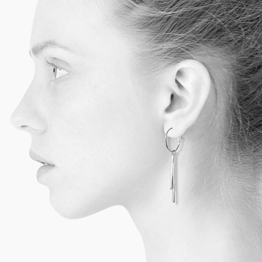LEE duo øreringe · SILVER · SCHERNING smykker