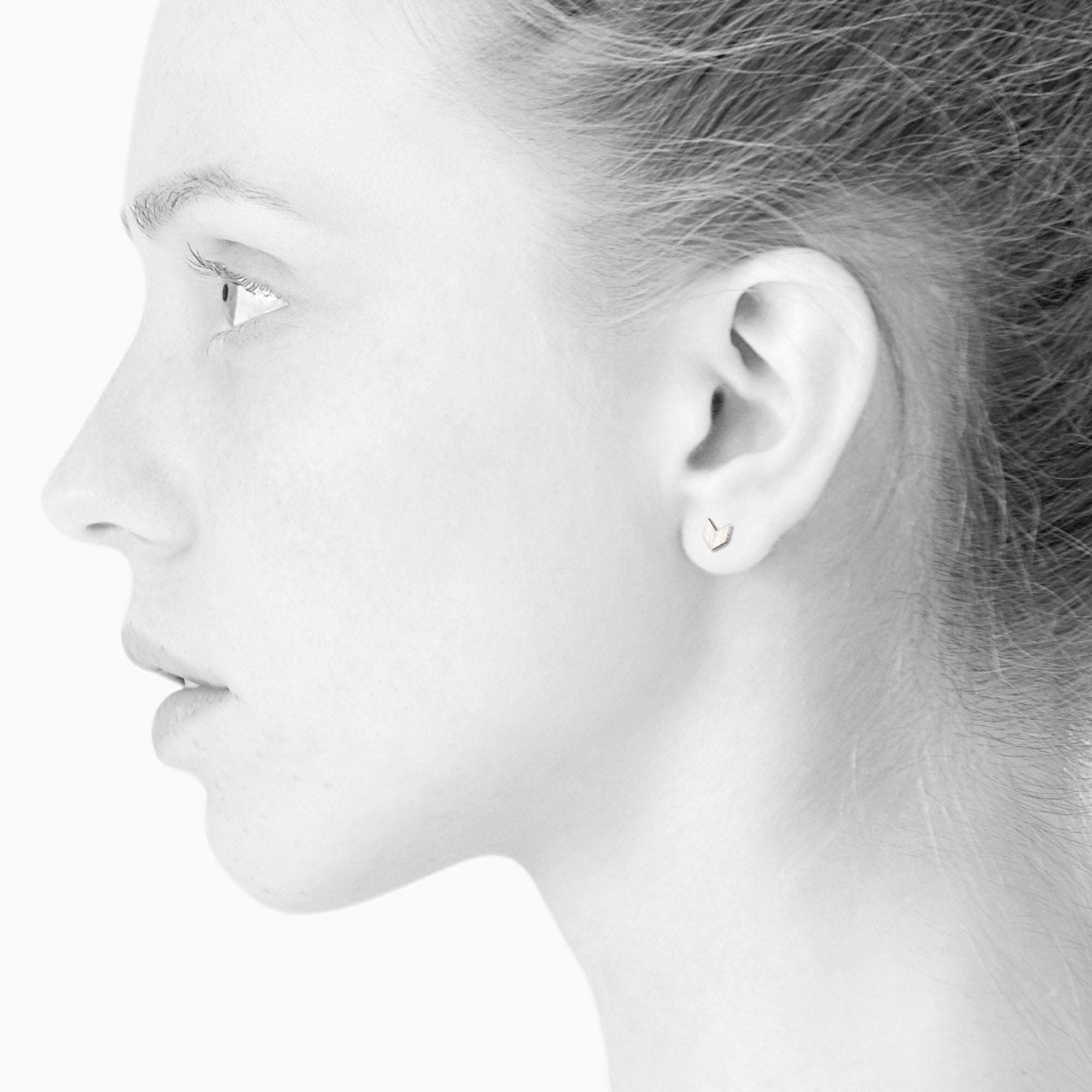 TINY peak · SILVER · SCHERNING øreringe · Håndlavede Danske smykker
