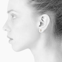 SPOT stor · SILVER · SCHERNING øreringe · Håndlavede Danske smykker